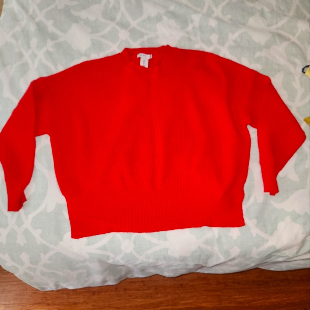 NWOT, Sincerely Jules red sweater, Size Large